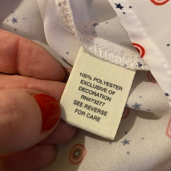 Her Universe Marvel Captain America top with tie - Picture 5 of 11